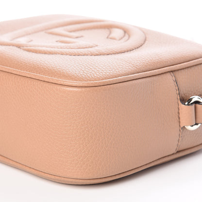 Gucci Pebbled Calfskin Small Soho Disco Bag Camelia 9 of 9
