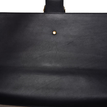Gucci Moon Calfskin Web Large Dionysus Bamboo Top Handle Bag Black 10 of 14