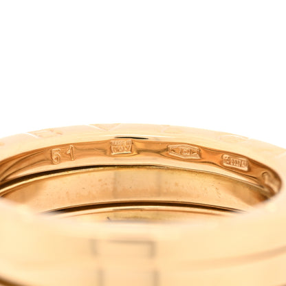 Bulgari 18K Yellow Gold B.Zero1 Two-Band Ring 51 5.75 5 of 5