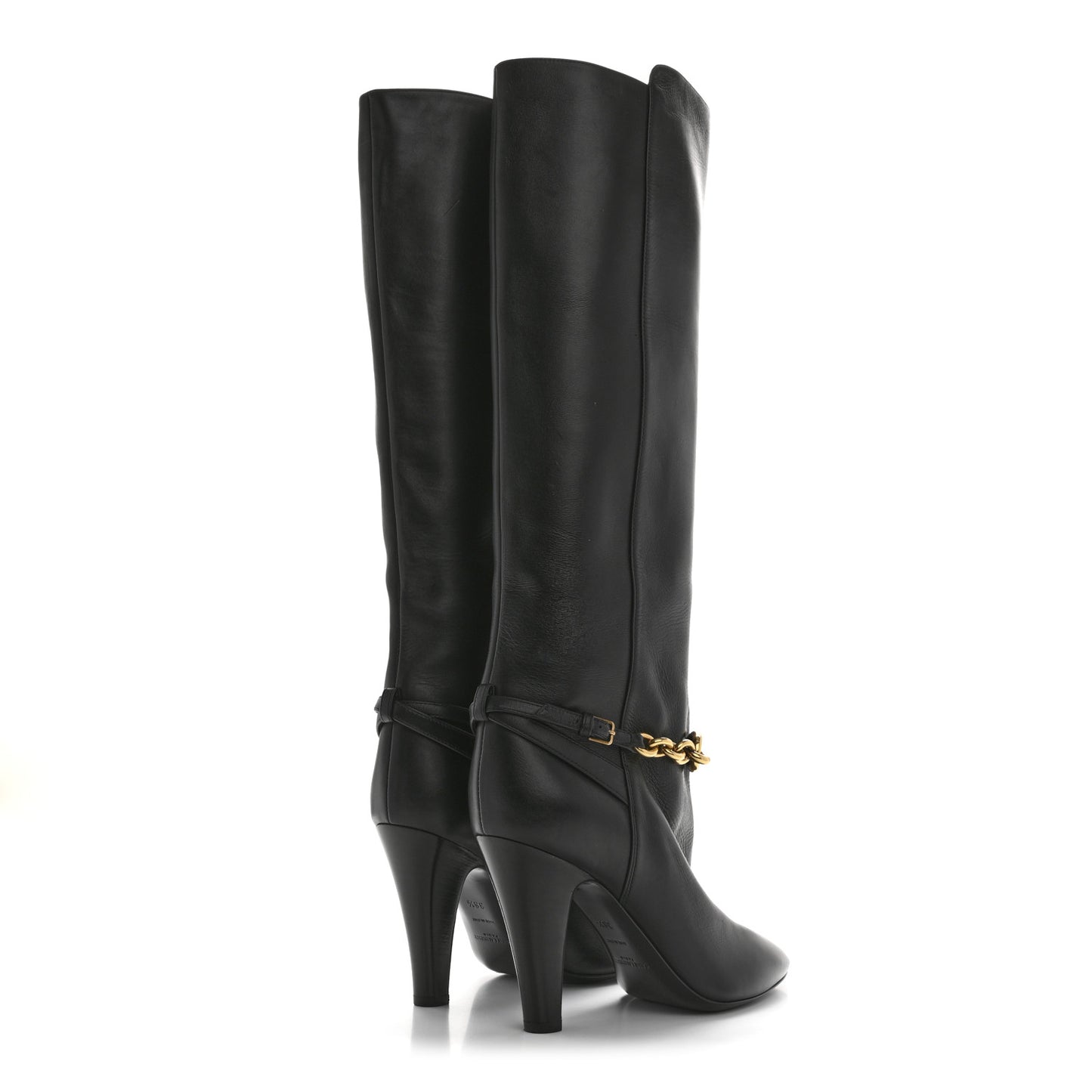 Smooth Calfskin Le Maillon 95 Boots 38.5 Black