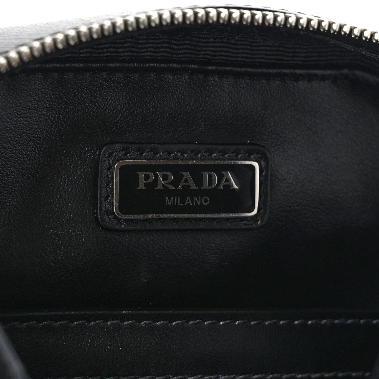 Prada Saffiano Harness Crossbody Travel Pouch Black 6 of 8