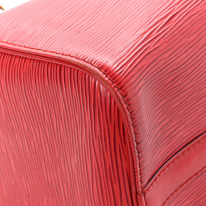 Louis Vuitton Epi Speedy 25 Castillan Red 9 of 14