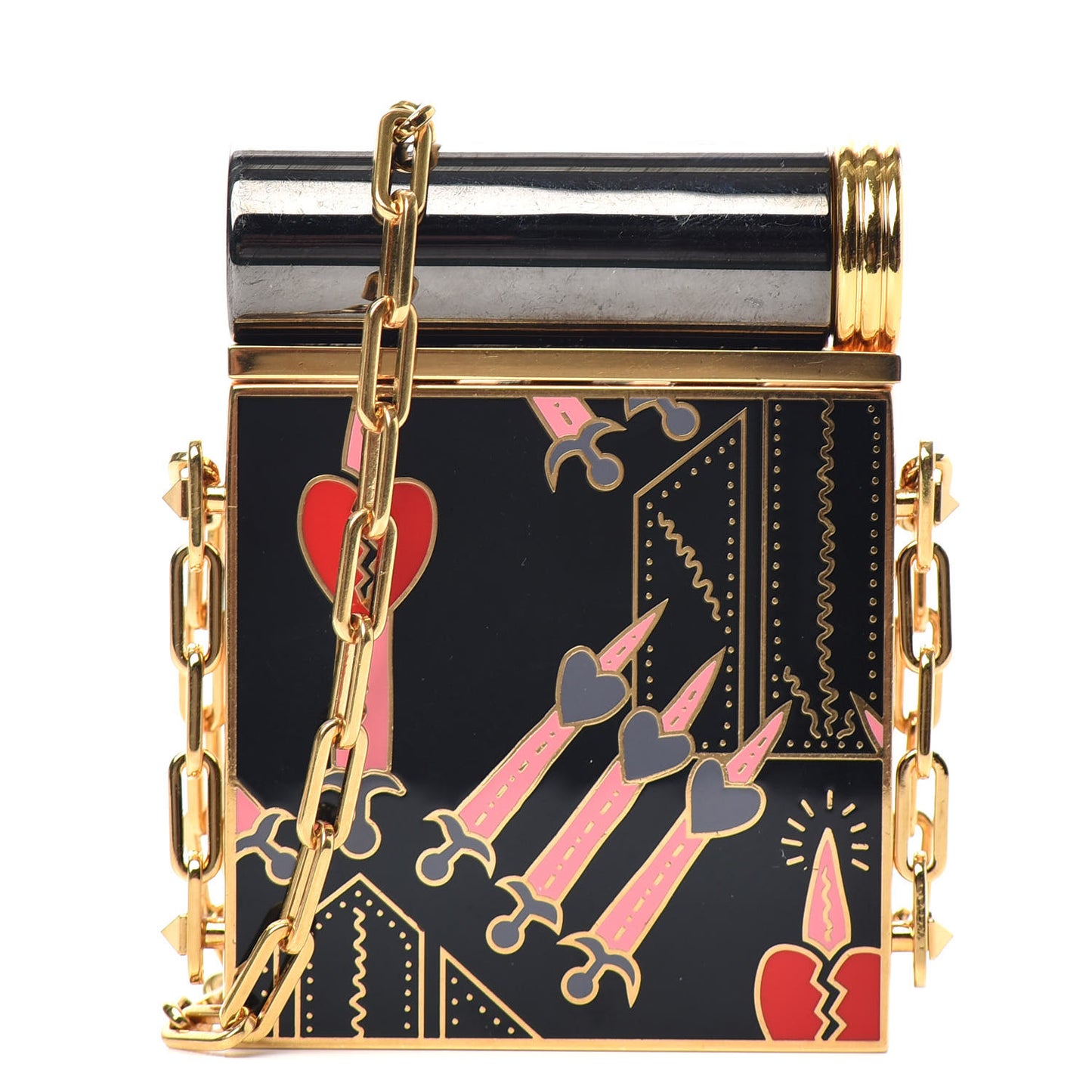 Rockstud Lipstick Holder Minaudiere Multicolor