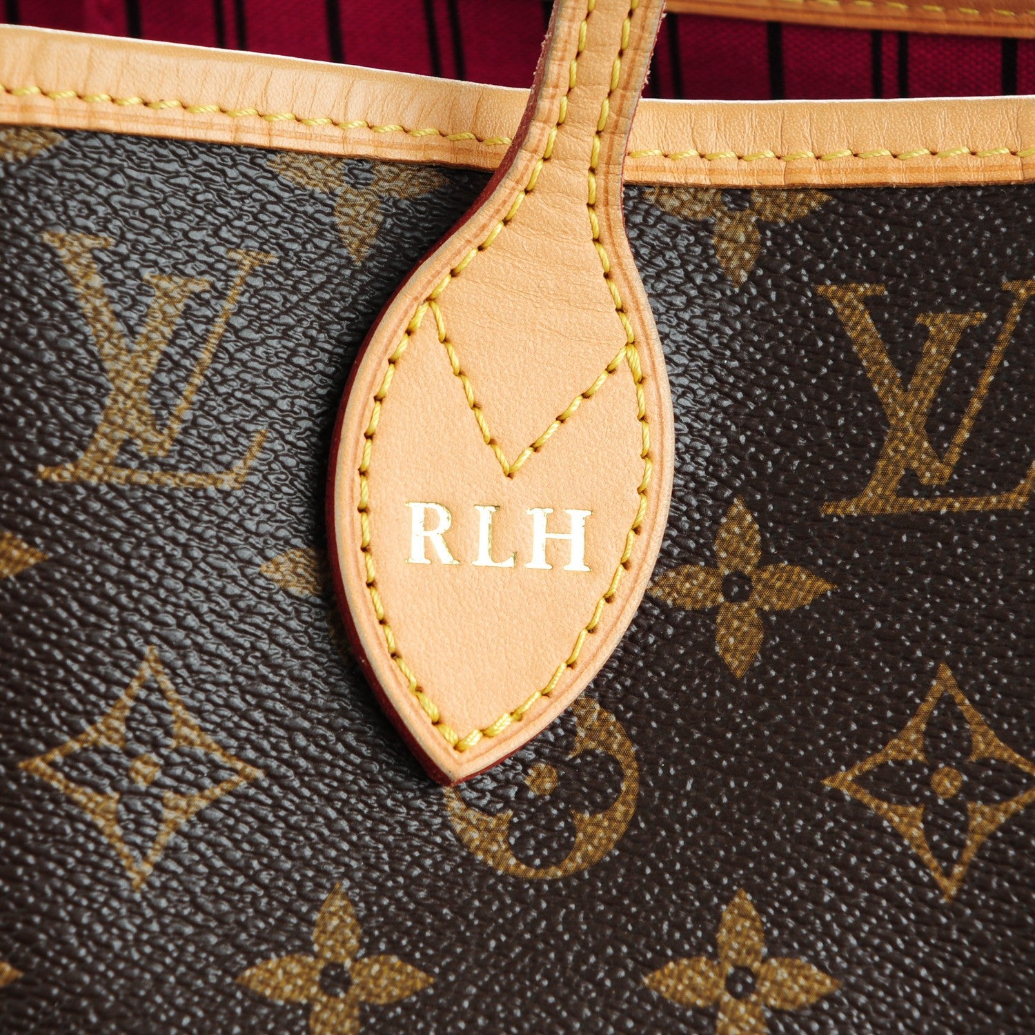 Louis Vuitton Monogram Neverfull MM Pivoine 9 of 9