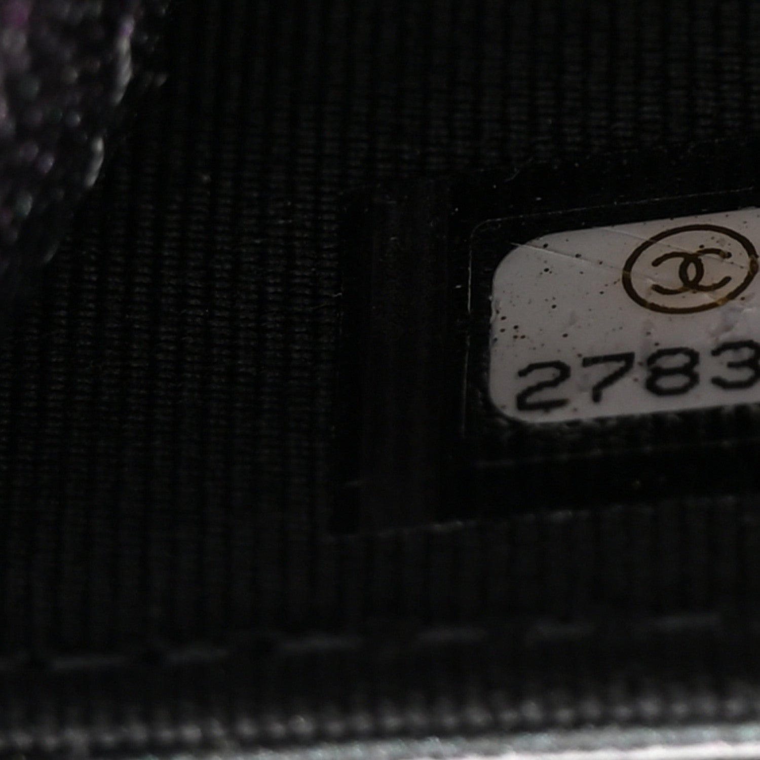 Chanel Iridescent Caviar Quilted Medium Flap Wallet Black 9 of 10