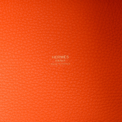 Hermes Taurillon Clemence Picotin Lock 18 PM Orange 6 of 11