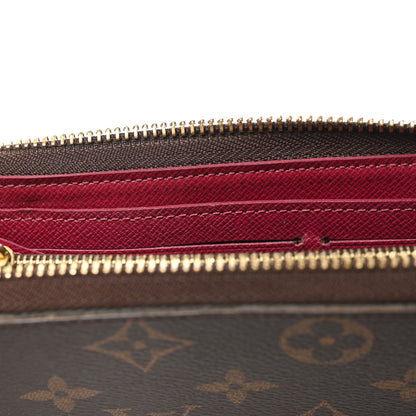 Louis Vuitton Monogram Clemence Wallet Fuchsia 11 of 11