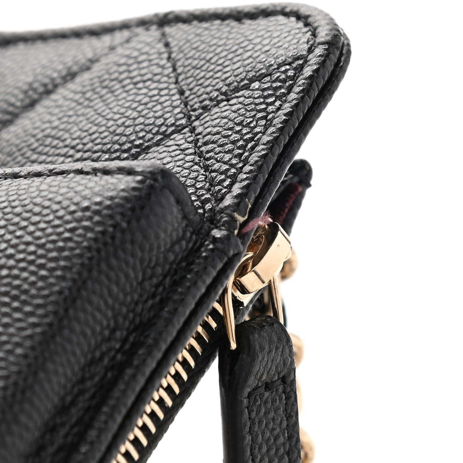 Chanel Caviar Quilted Zip Phone Case Black 5 of 13