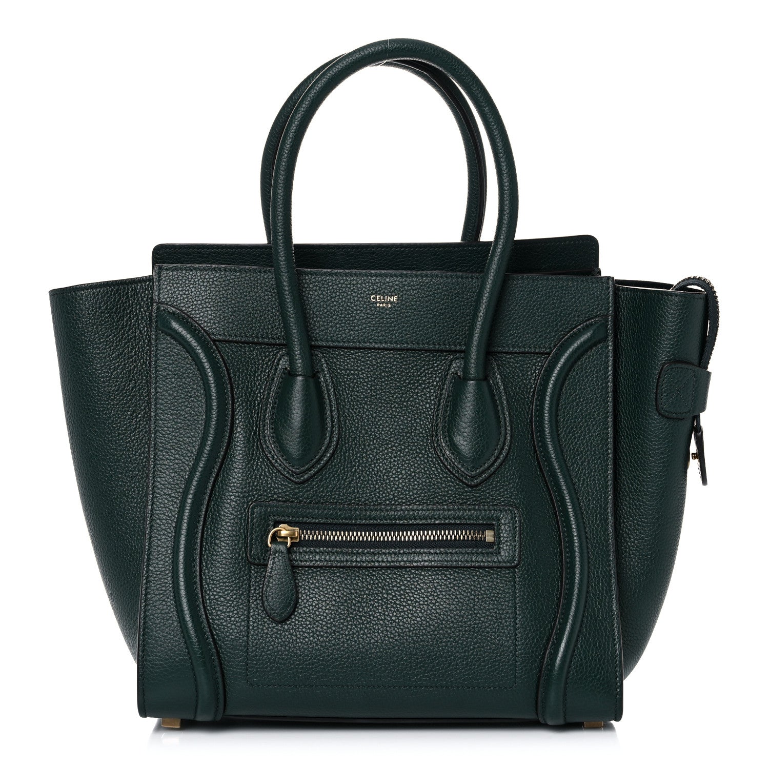 Celine Drummed Calfskin Micro Luggage Amazone 1 of 11