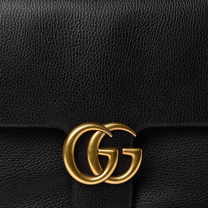 Gucci Calfskin GG Marmont Messenger Bag Black 11 of 11