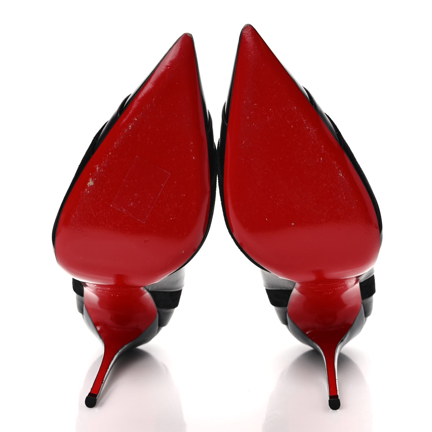 Christian Louboutin Patent Nappa Veau Velours Eklectica 120 Pumps 39 Black 5 of 8