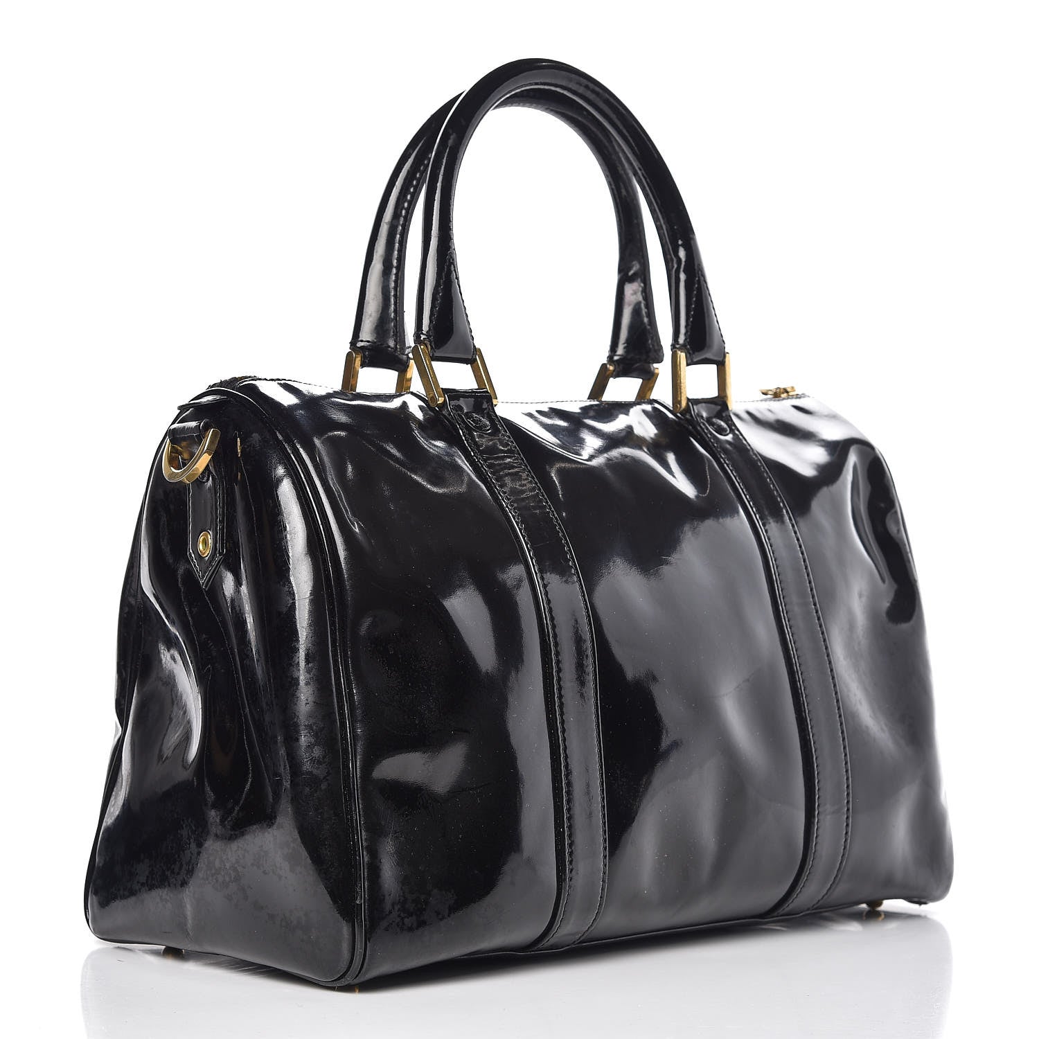 Chanel Patent Timeless CC Duffel Bag Black 3 of 11