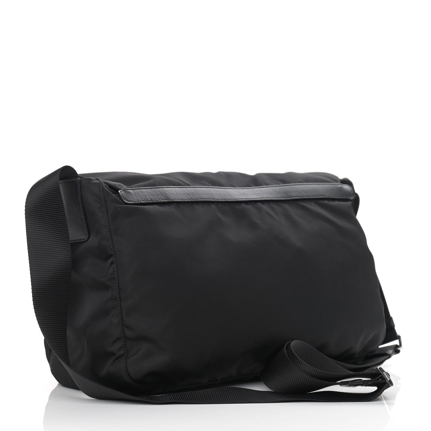Prada Nylon Vela Messenger Bag Black 2 of 13