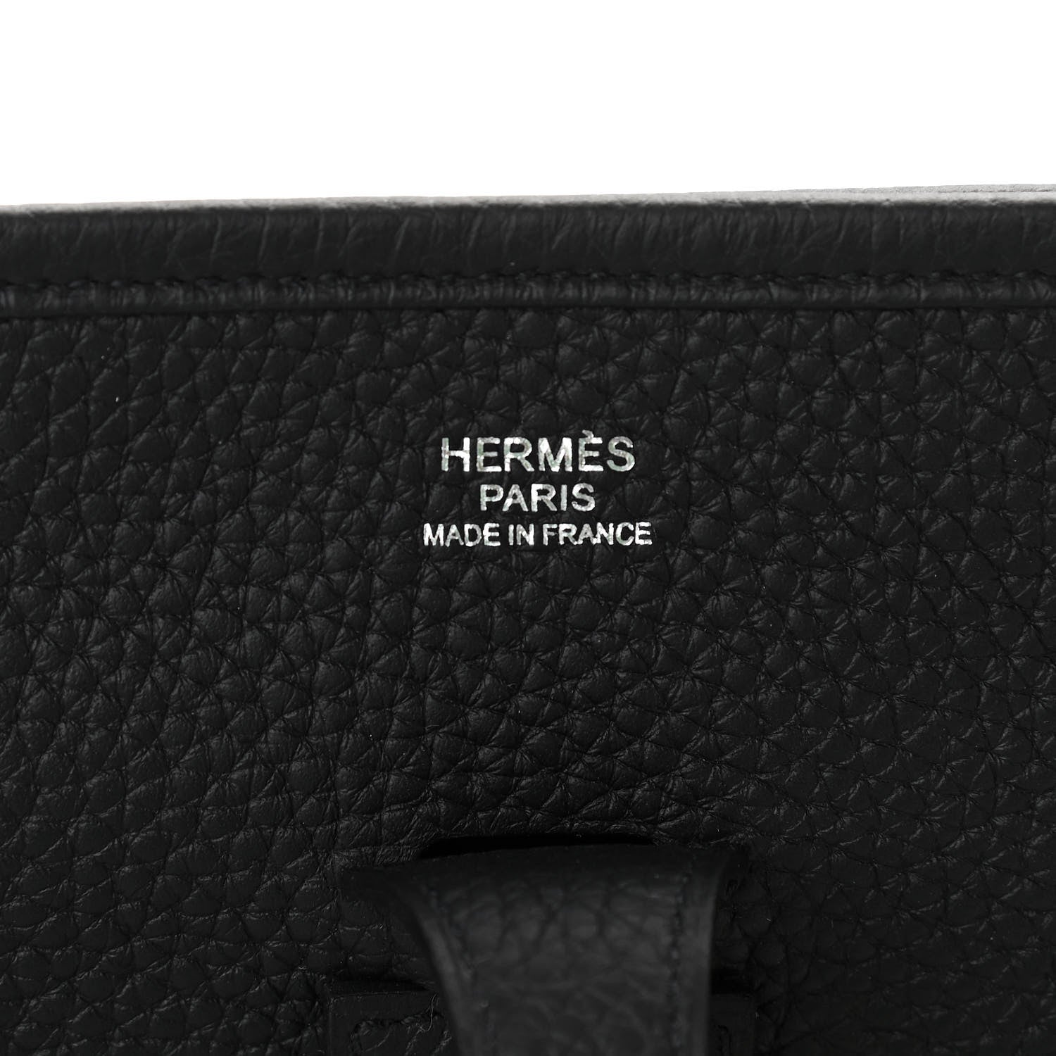Hermes Taurillon Clemence Evelyne III PM Black 5 of 10