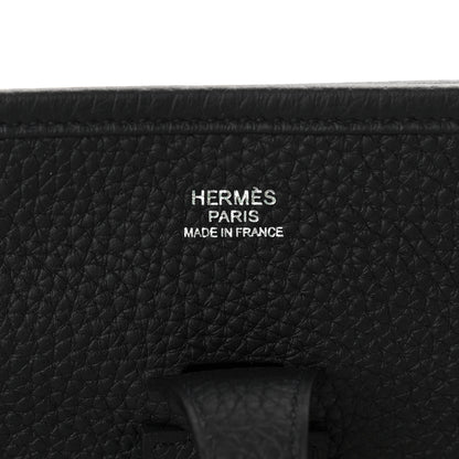 Hermes Taurillon Clemence Evelyne III PM Black 5 of 10