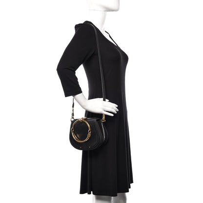 Chloe Calfskin Small Nile Bracelet Bag Black 2 of 11