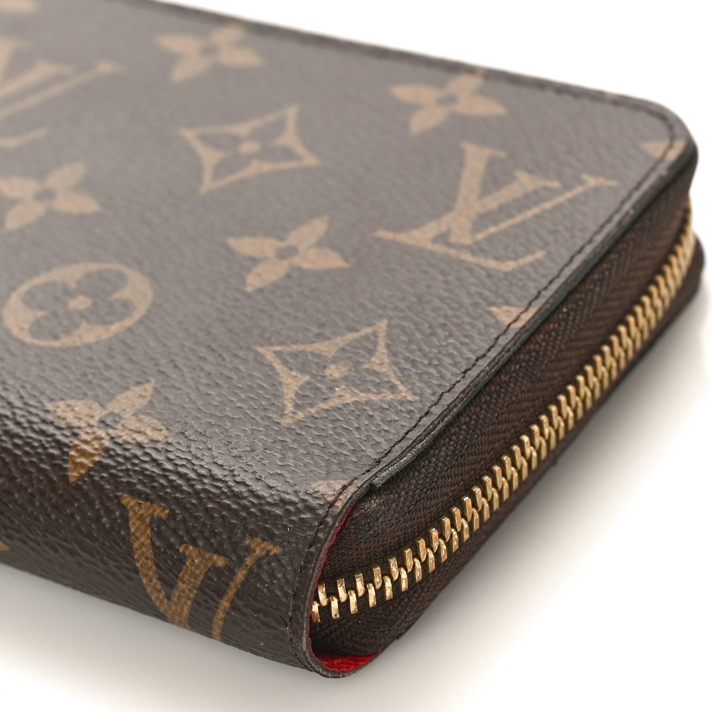 Monogram Zippy Wallet Coquelicot