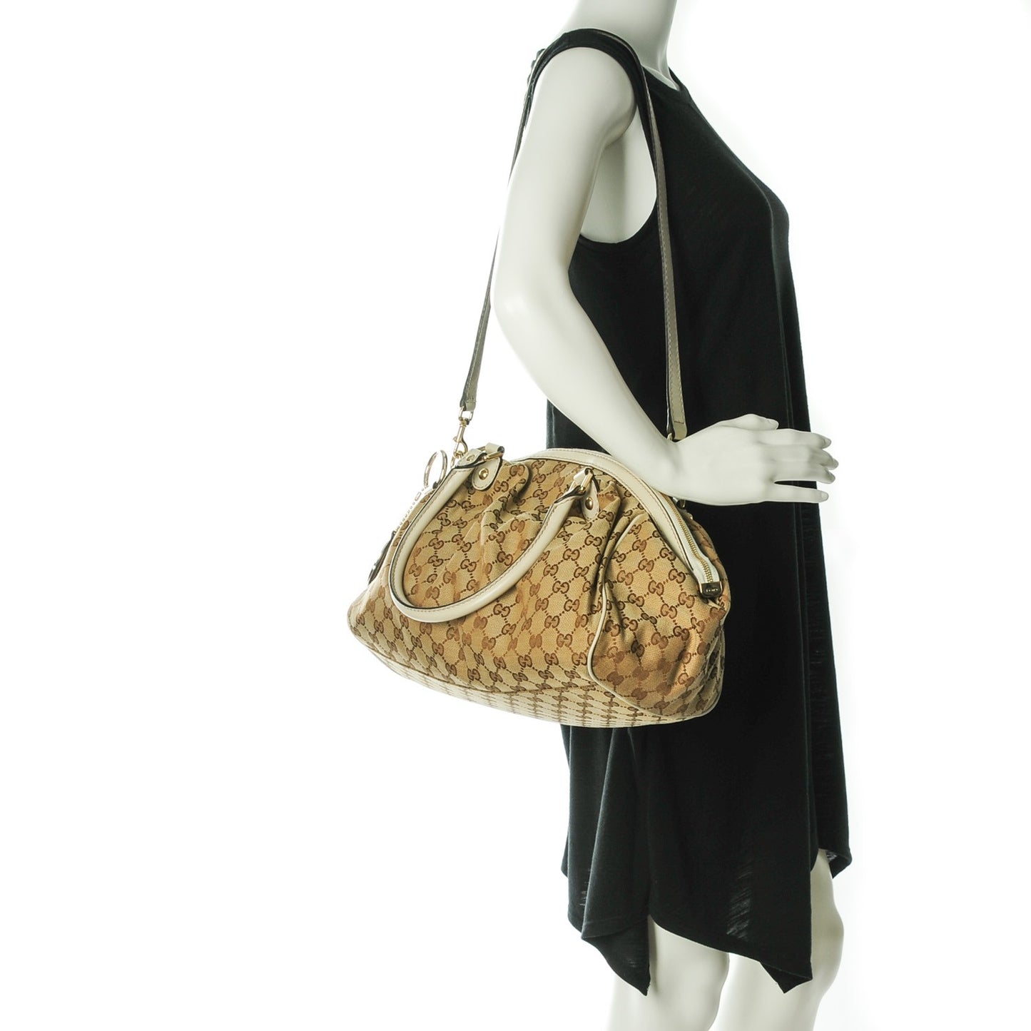 Monogram Medium Sukey Boston Off White