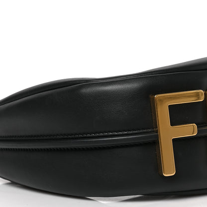 Fendi Vitello Grace Matte Small Fendigraphy Hobo Bag Black 7 of 8