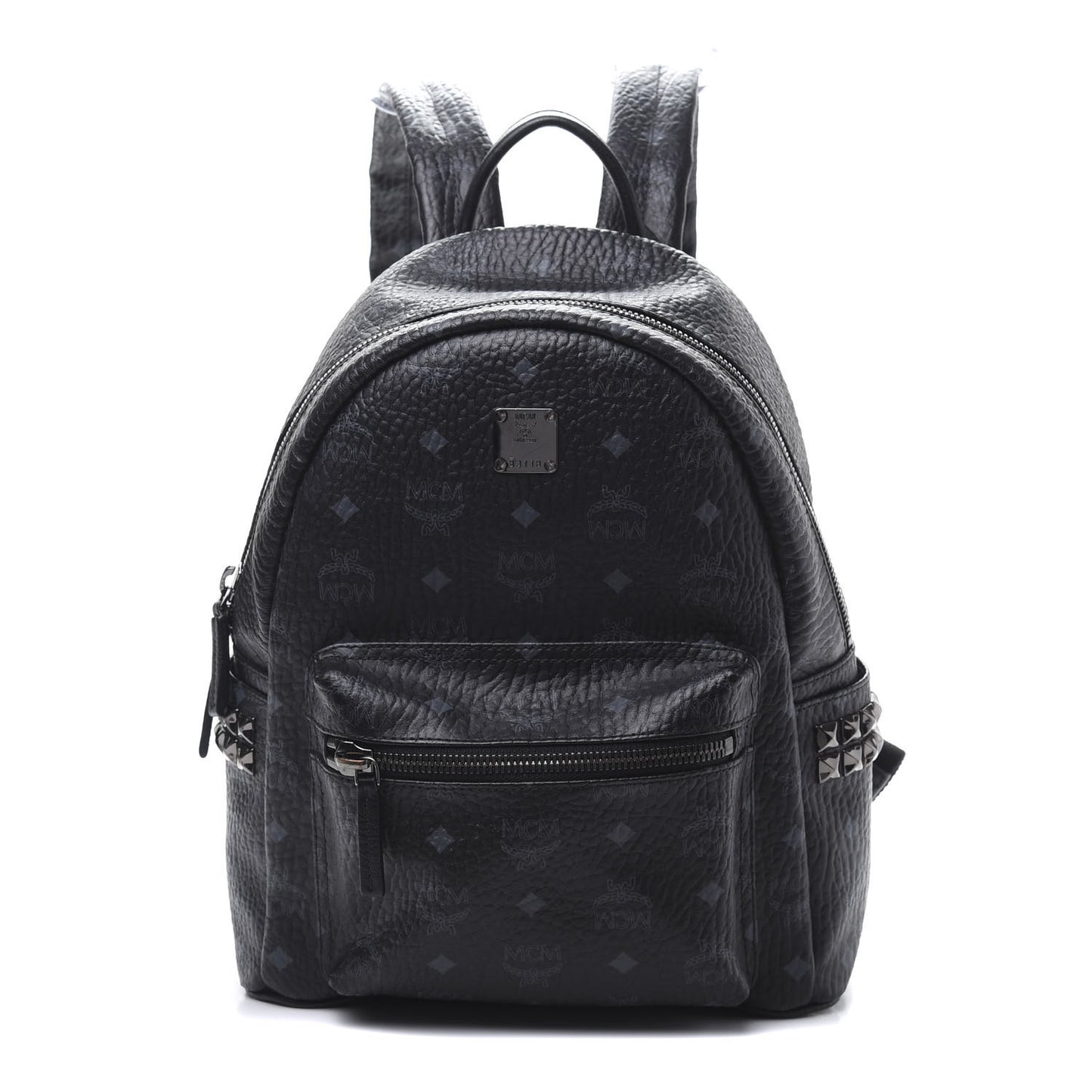 Visetos Small Side Stud Stark Backpack Black