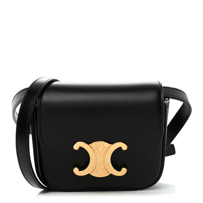 Celine Shiny Calfskin Mini Claude Black 1 of 11