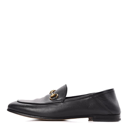Gucci Lambskin Womens Brixton Horsebit Loafers 36 Black 1 of 16