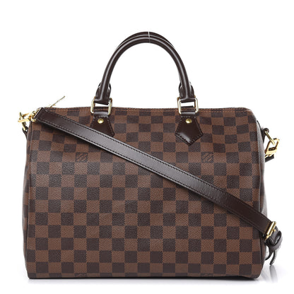 Louis Vuitton Damier Ebene Speedy Bandouliere 30 1 of 13
