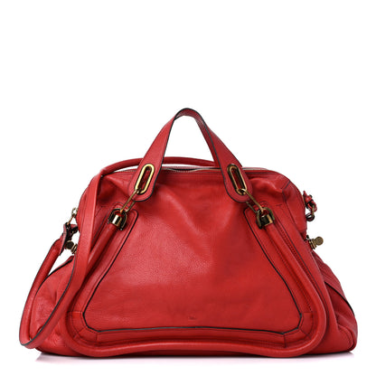 Chloe Calfskin Large Paraty Orange Mechanic 1 of 18