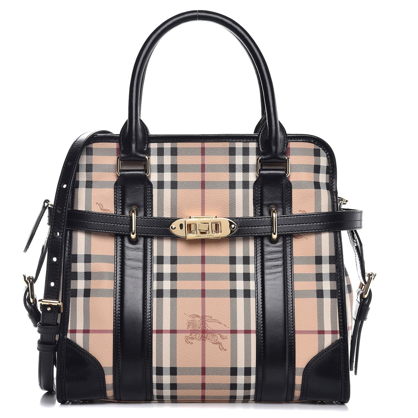 Haymarket Check Minford Portrait Tote Black