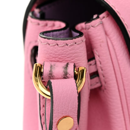 Versace Grained Calfskin Small La Medusa Top Handle Bag Pink 10 of 10
