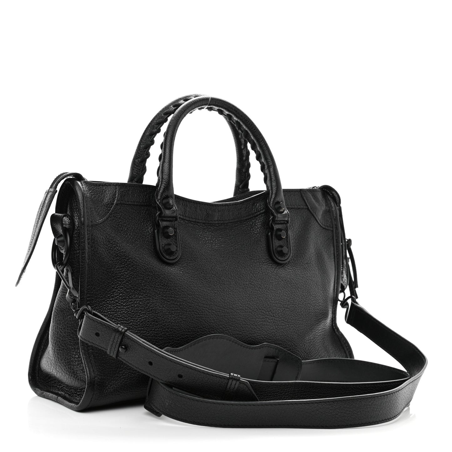 Chevre Black Metallic Edge Hardware S City Black