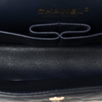 Chanel Lambskin Quilted Small Double Flap Navy 5 of 12
