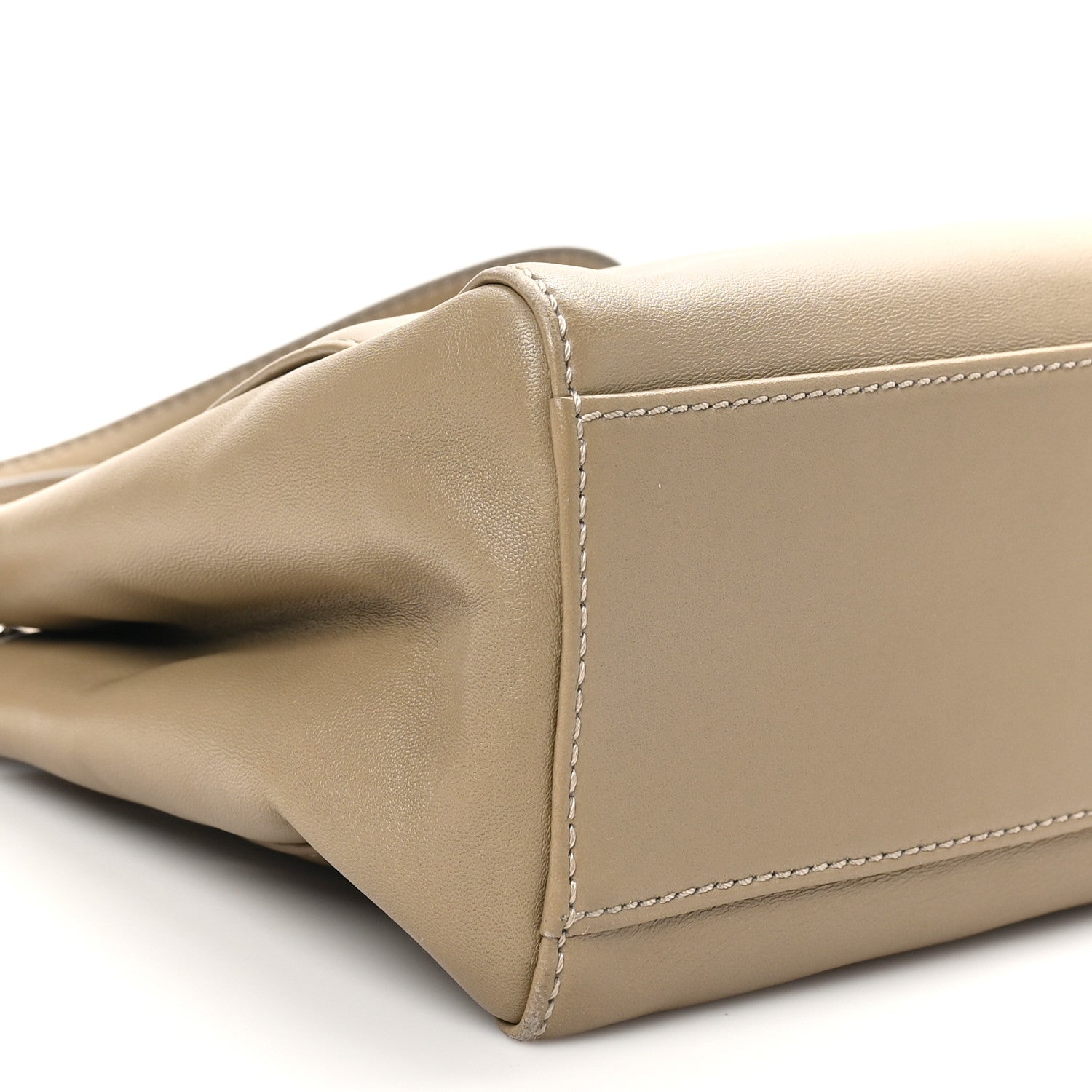 Fendi Nappa Mini Peekaboo Iconic Satchel Tortora 9 of 10