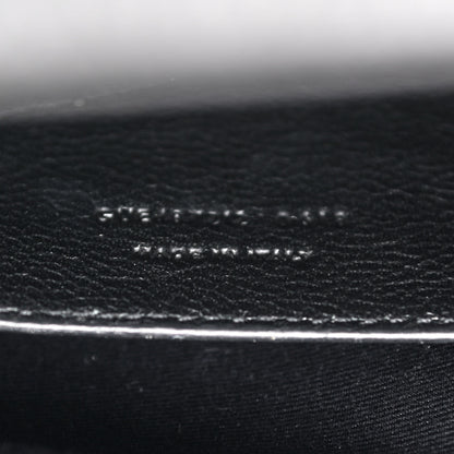 Saint Laurent Sheepskin Matelasse Chevron Monogram Large College Satchel Black 7 of 11