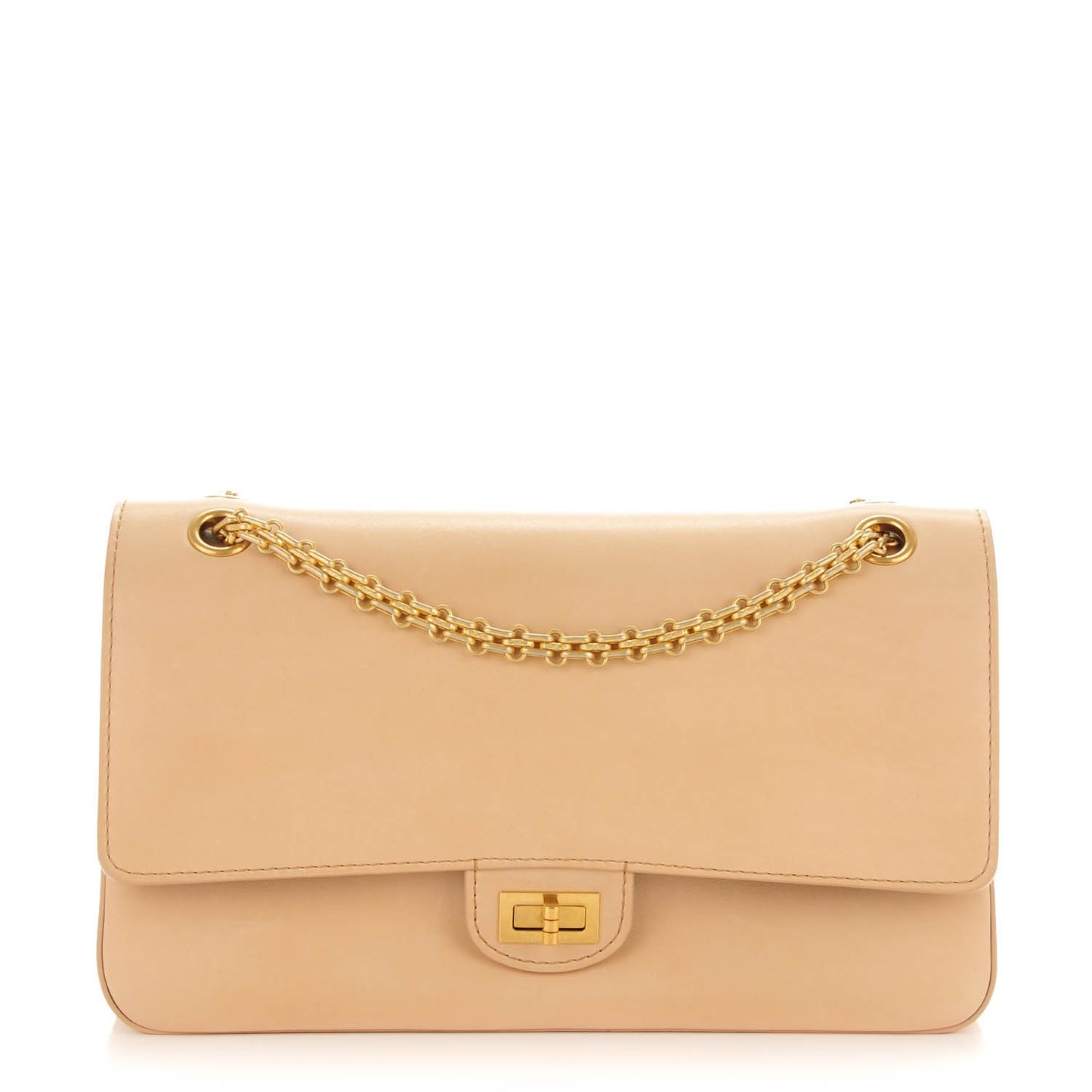 Calfskin Nude 2.55 Reissue 226 Flap Beige