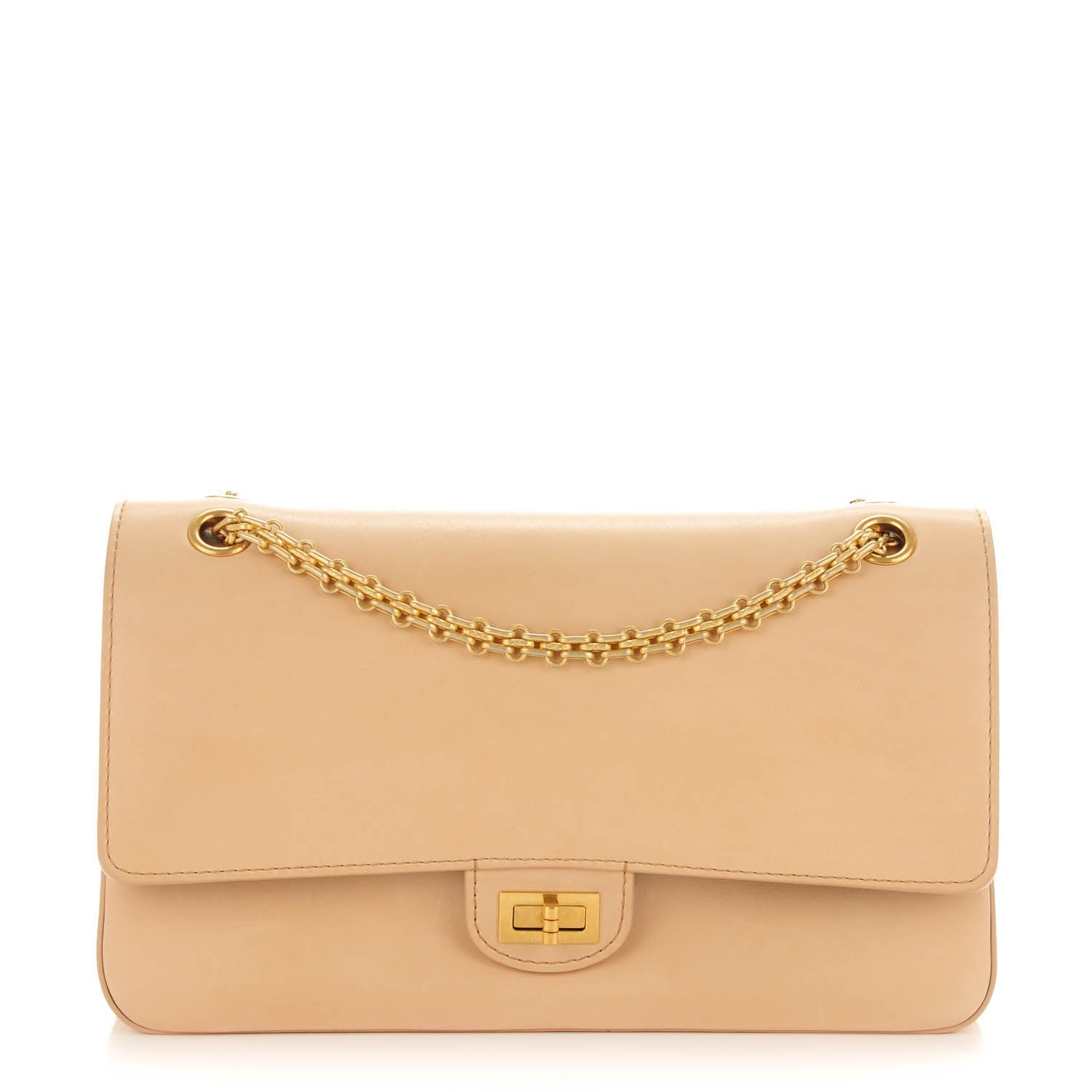 Chanel Calfskin Nude 2.55 Reissue 226 Flap Beige 1 of 8