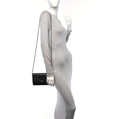 Chanel Caviar Quilted Wallet on Chain WOC Black 3 of 11