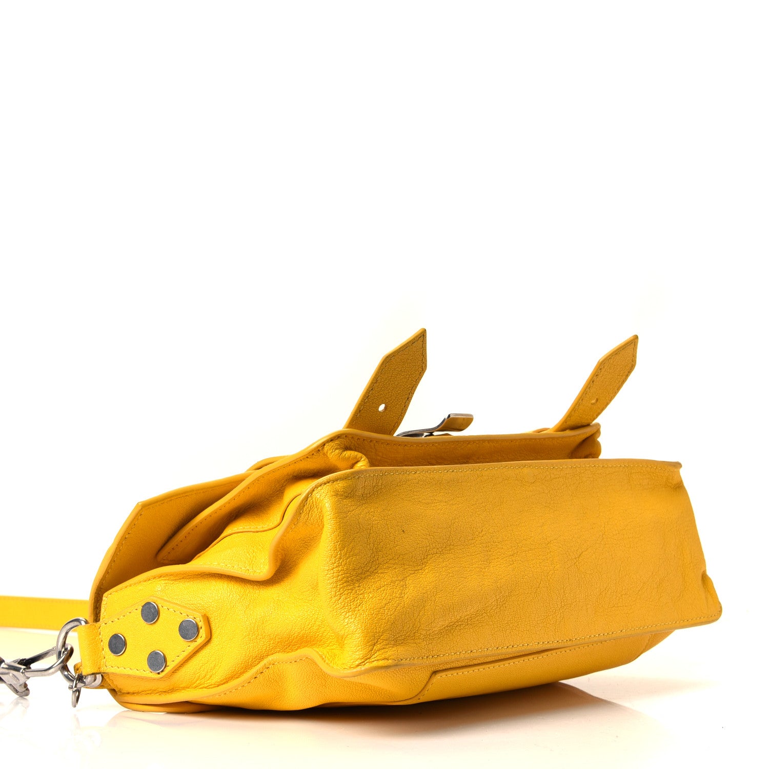 Proenza Schouler Lambskin Tiny PS1 Satchel Lemon 3 of 6
