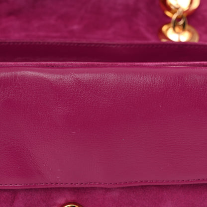 Gucci Suede Azalea Calfskin Small Marina Chain Shoulder Bag Fuchsia 9 of 13