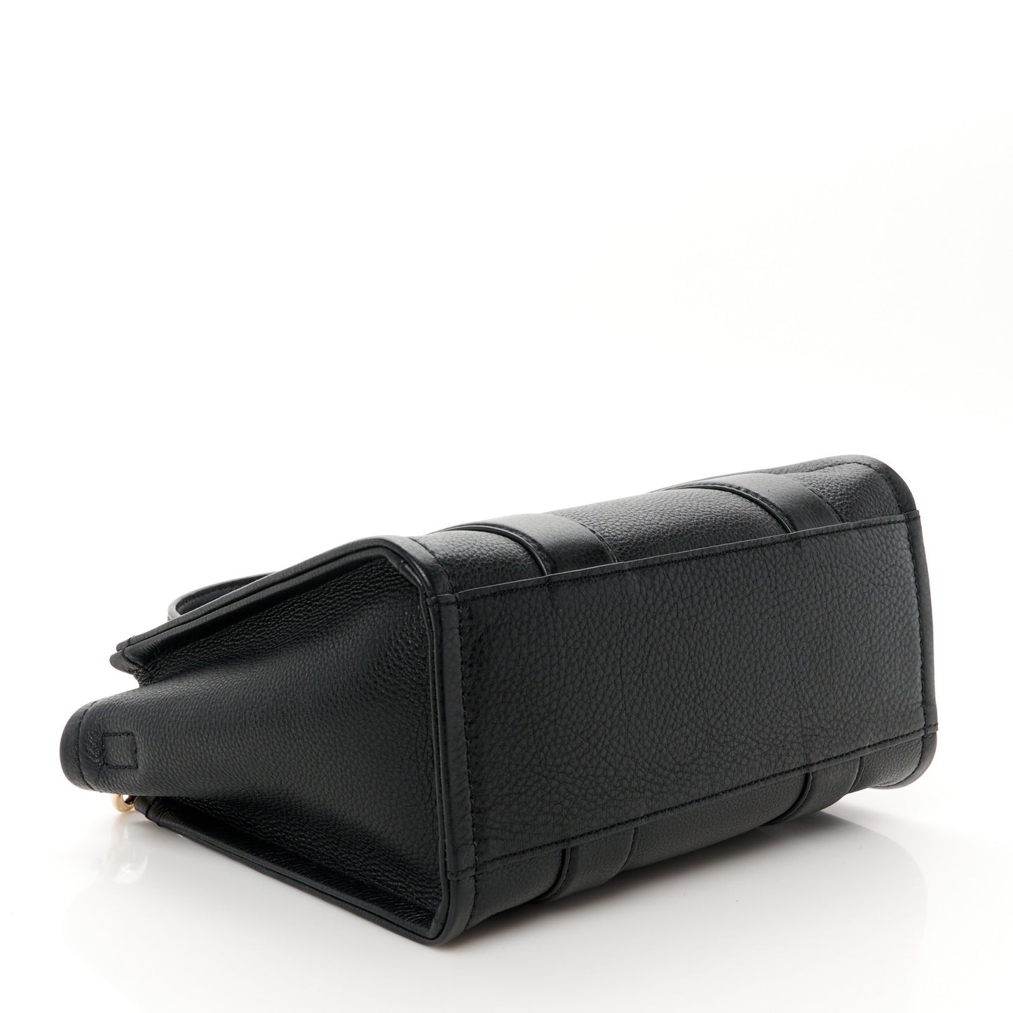 Grained Calfskin Small The Tote Bag Black