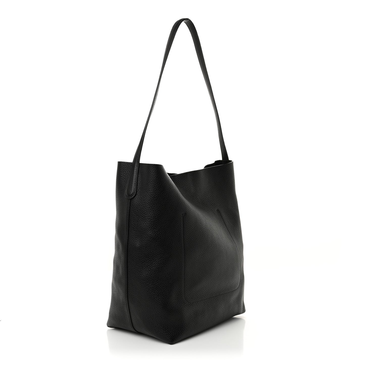 Pebbled Calfskin Everyday Cabas Black
