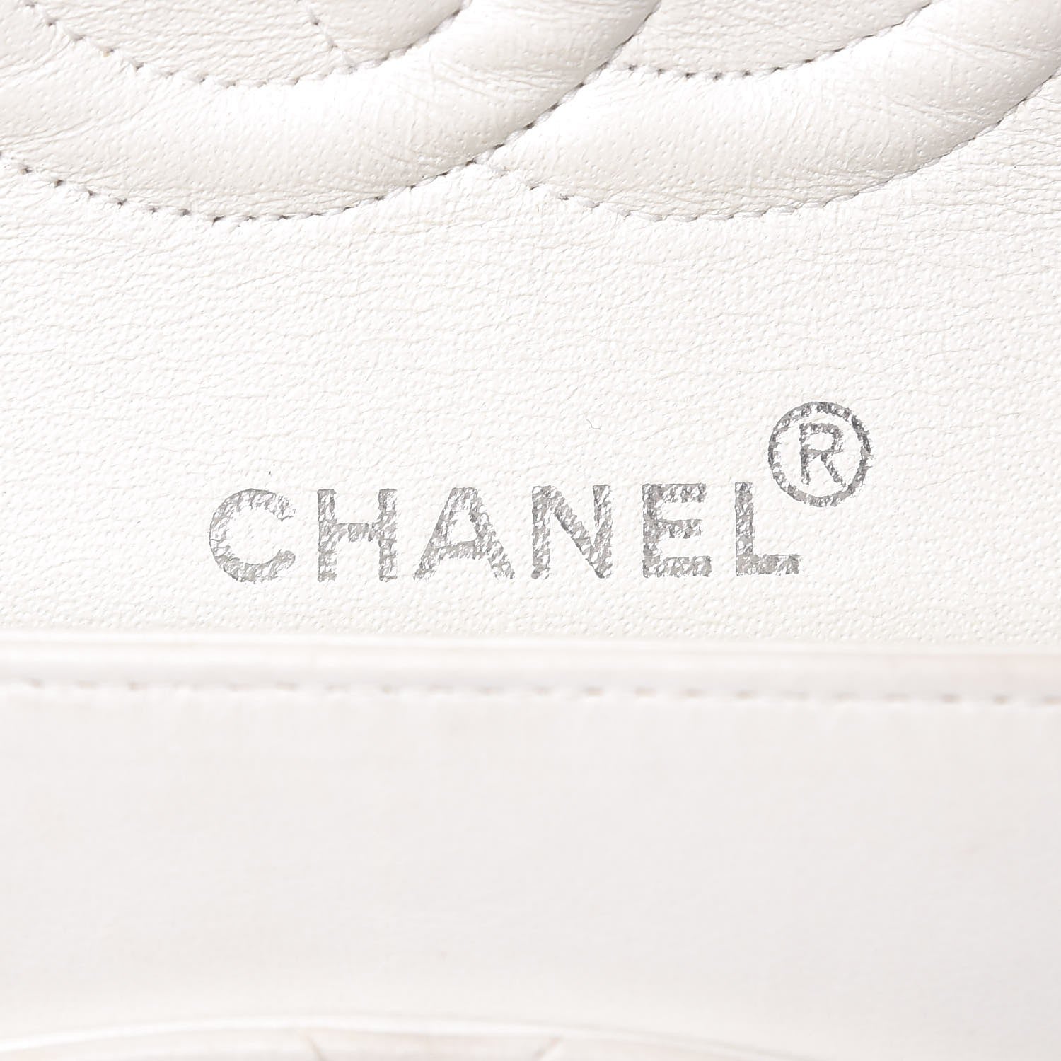 Chanel Lambskin Quilted Medium Double Flap White 7 of 16
