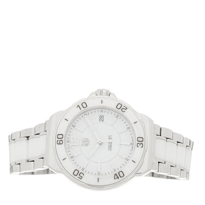 Tag Heuer Stainless Steel Ceramic 34mm Formula 1 Lady Quartz Watch White WAH1211 2 of 4