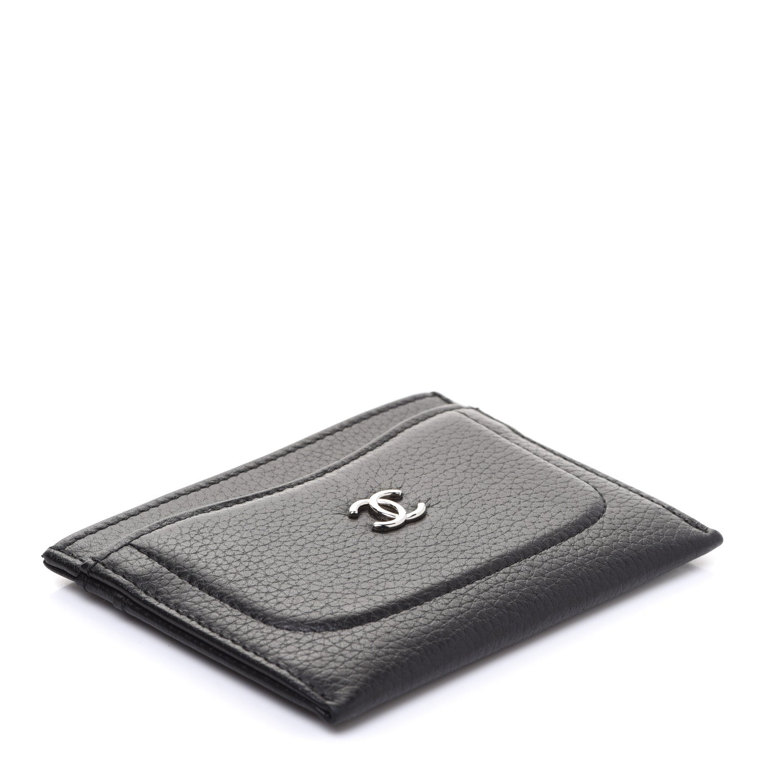 Chanel Grained Calfskin Neo Executive Card Holder Black 4 of 9