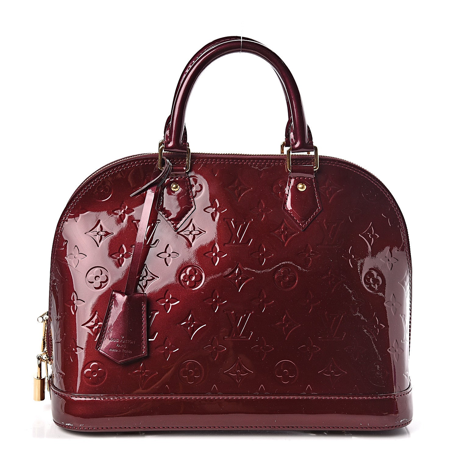 Louis Vuitton Vernis Alma PM Rouge Fauviste 1 of 9