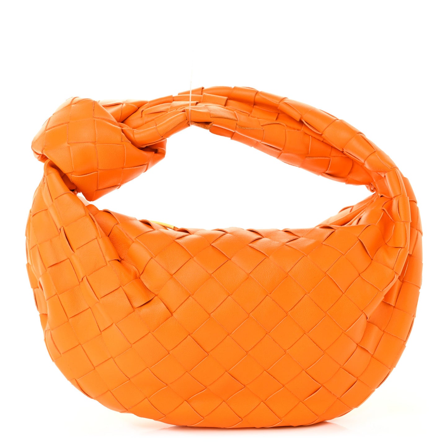 Nappa Intrecciato Mini Jodie Tangerine