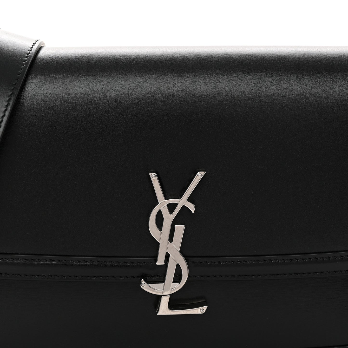 Box Calfskin Monogram Medium Solferino Satchel Black