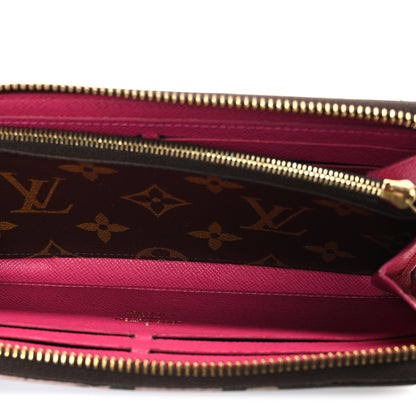 Louis Vuitton Monogram Bloom Flower Clemence Wallet Fuchsia 5 of 10
