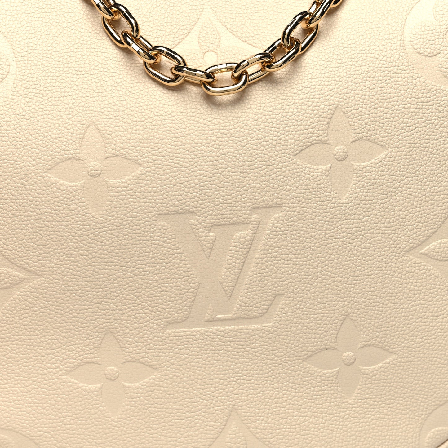 Empreinte Monogram Giant Loop Hobo Cream