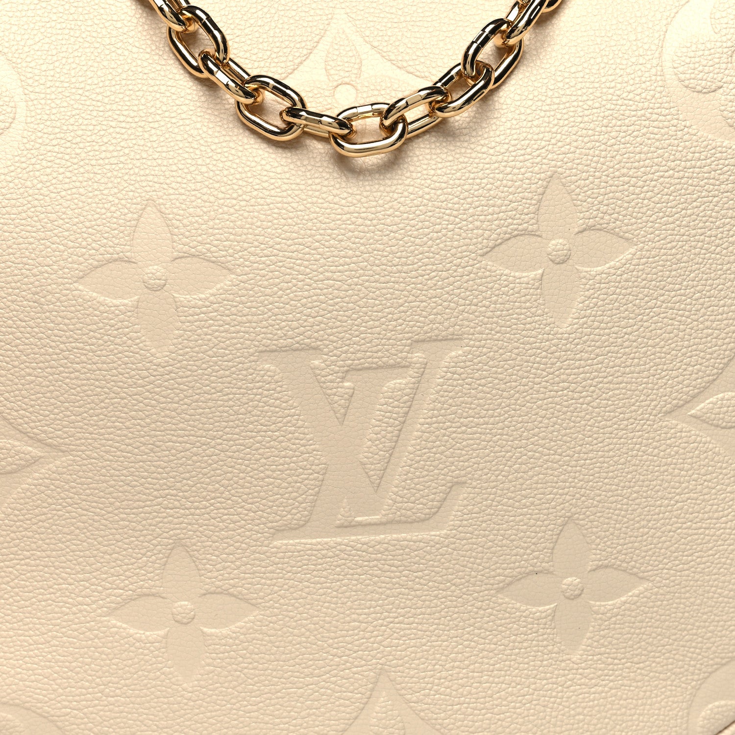 Louis Vuitton Empreinte Monogram Giant Loop Hobo Cream 9 of 11